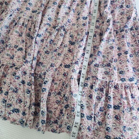 Vada Winter tiered babydoll floral barbie cottagecore peaseant boho dress - Picture 10 of 16
